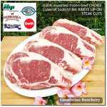 Beef Ribeye lip-on USDA CHOICE frozen whole cut +/- 8kg price/kg brand SWIFT - PREORDER 2-3 days notice (Scotch-Fillet / Cube-Roll)